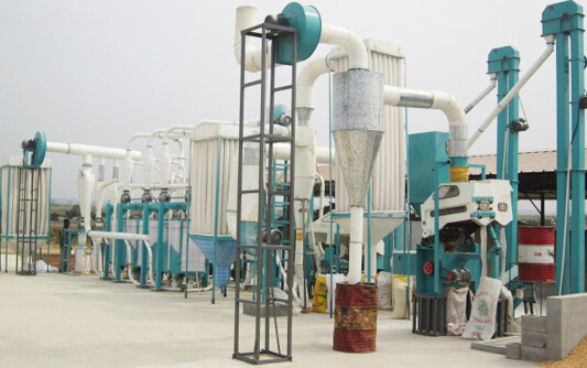 maize processing machinery